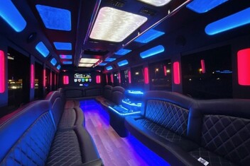 Long Beach Limousine Bus Interior