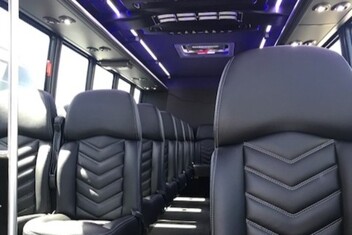 Long Beach Minibus Interior