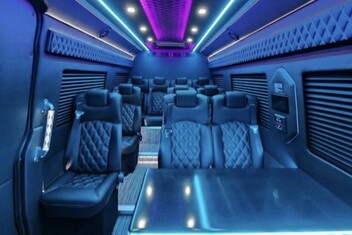 Long Beach Sprinter Bus Interior