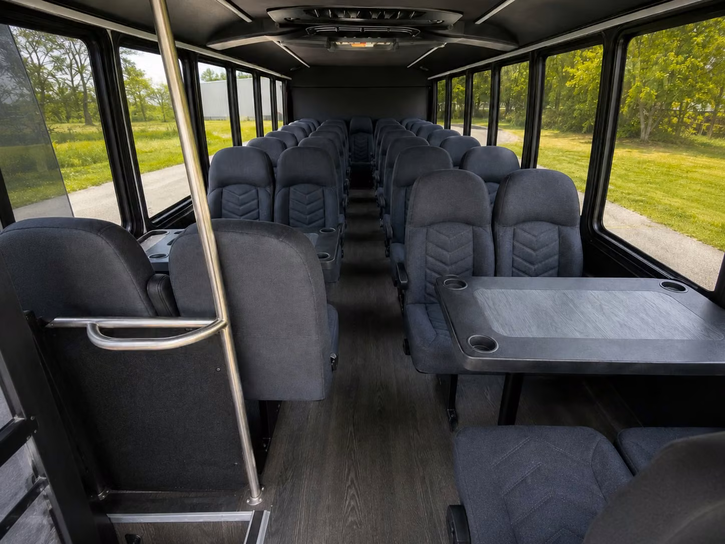 15 passenger minibus inside