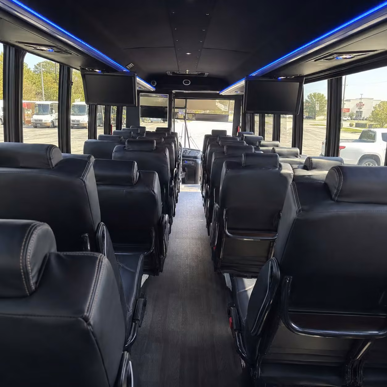 25 passenger minibus inside